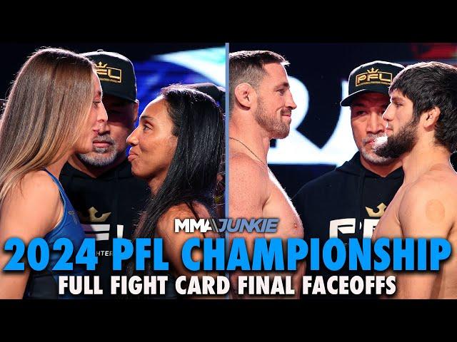 2024 PFL Championship Full Card Faceoffs for Six $1 Million Title Fights