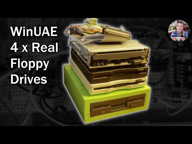 Using Multiple Real Floppy Drives on WinUAE (contains flashing images)