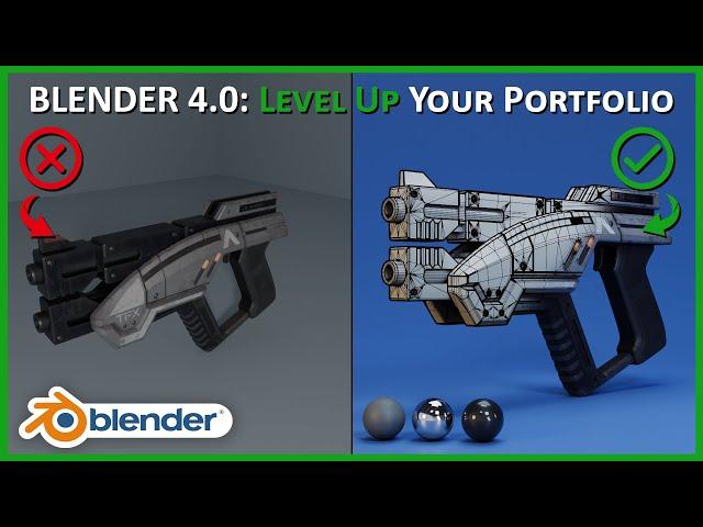 Blender 4.0: Create Stunning Renders for Your Portfolio Like a Pro