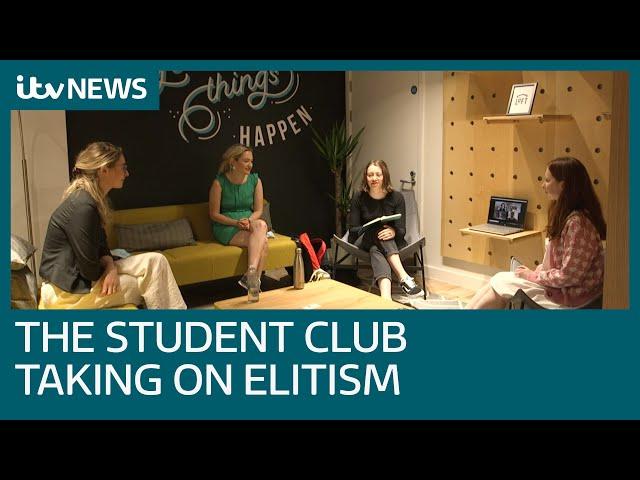 93% Club: The social mobility network for students taking on elitism | ITV News