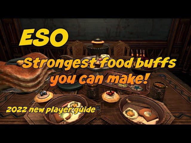 ESO Top food buff recipes to sell or use!