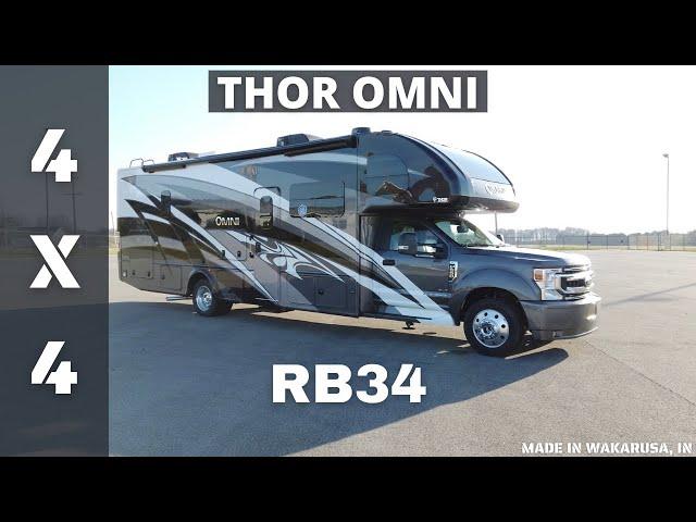 2021 Omni RB34 - 4x4 Bunk Model with Washer/Dryer Prep