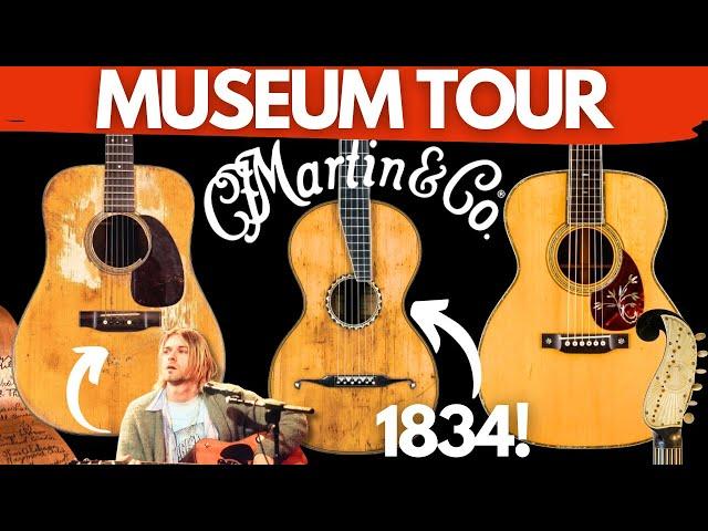 Martin Guitar MUSEUM TOUR (Playing the RAREST)