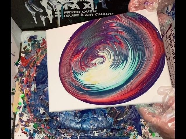 #50 Acrylic paint pour painting
