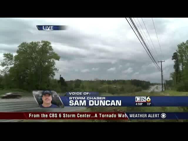 WATCH: Reports from CBS 6 Storm Chasers