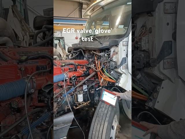 EGR valve test - Cummins