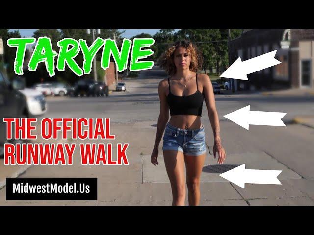 Model Taryne with Midwest Model Agency - The Official Runway Walk