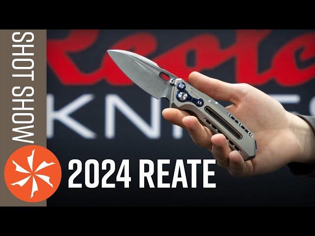 New Reate Knives at SHOT Show 2024 - KnifeCenter.com
