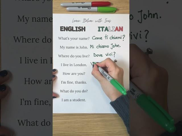 Learn Italian 