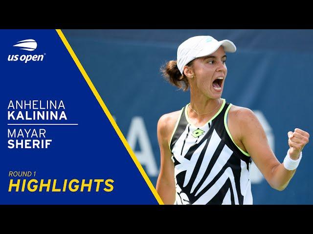 Mayar Sherif vs Anhelina Kalinina Highlights | 2021 US Open Round 1