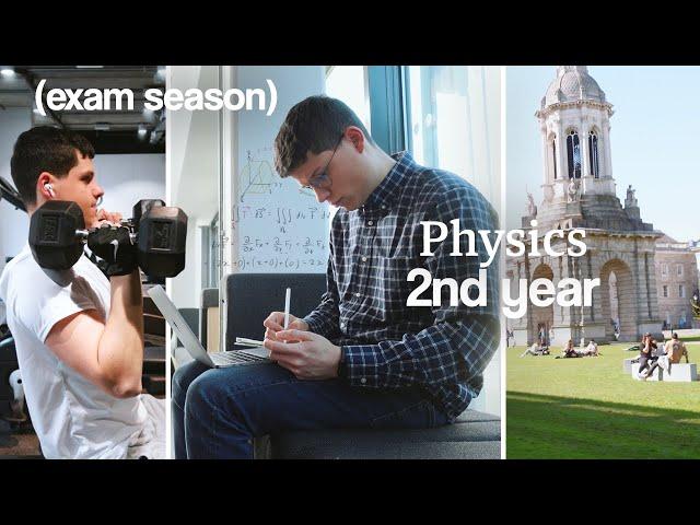 a realistic weekend at Trinity College Dublin (exam season)