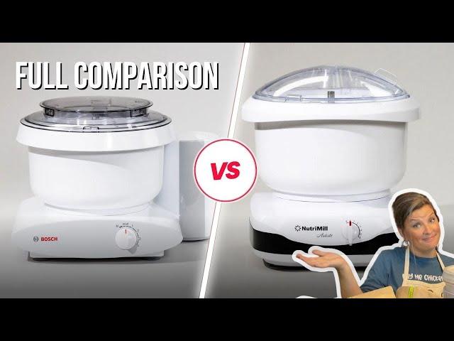 Which MIXER is better? The Bosch Universal or Nutrimill Artiste? [drumroll...]