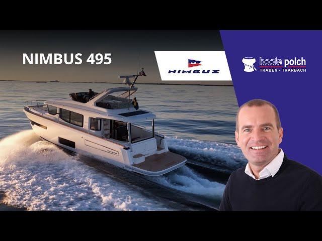 Nimbus 495 Flybridge "An island of it's own" - First Walk-Through Video in Sweden