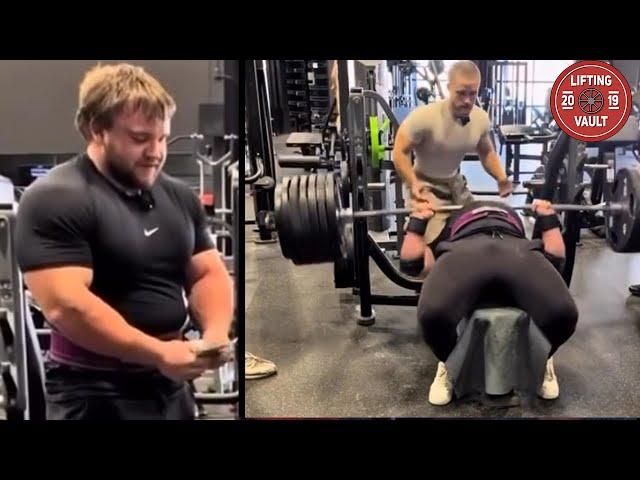 Jeff Nipard Paid Him $1000 To Bench 300 kg...