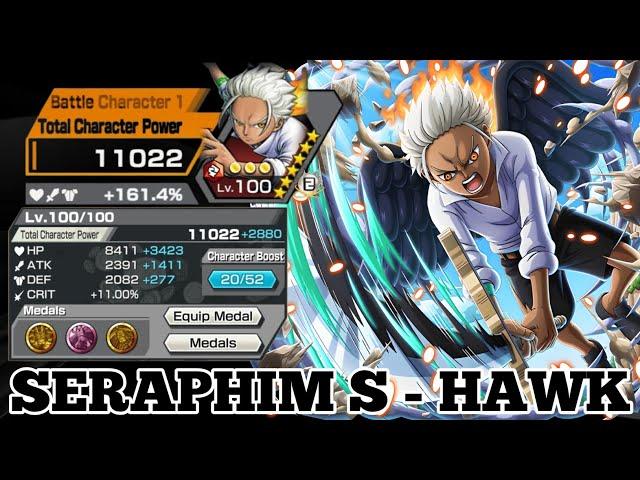 S HAWK SERAPHIM GAMEPLAY | ONE PIECE BOUNTY RUSH | OPBR