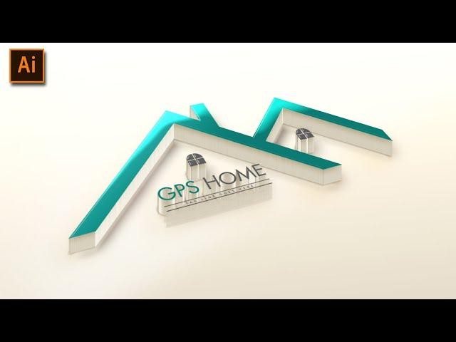 Logo design illustrator tutorial (Real Estate Logo)