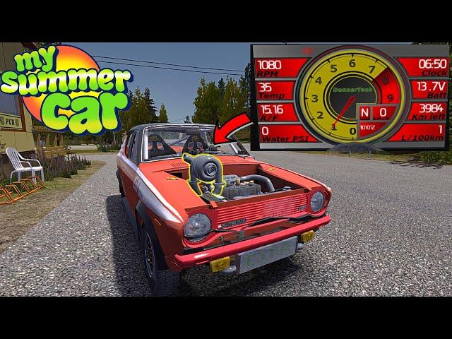 UPDATED TURBO AND ECU FOR SATSUMA - My Summer Car (Mod) #202 | Radex