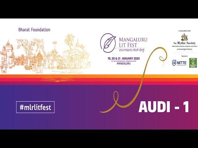 AUDI 1 | Mangaluru Lit Fest I Topic - Kashmir, Sharada and PoK