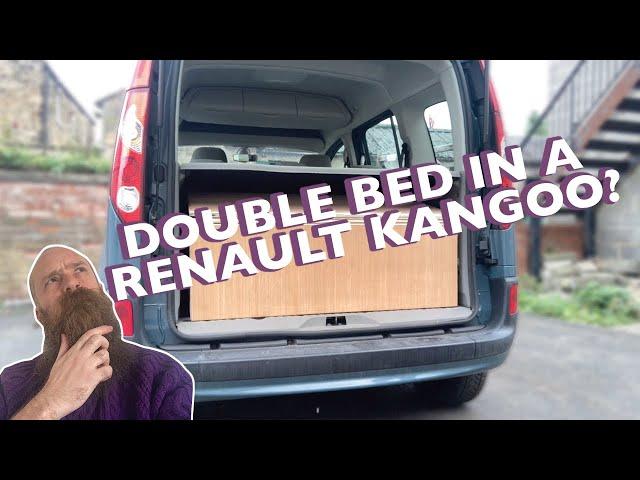 Micro Camper  - Double Bed DIY Build - Simple Camping Box - Boot Box - Boot Jump - Renault Kangoo