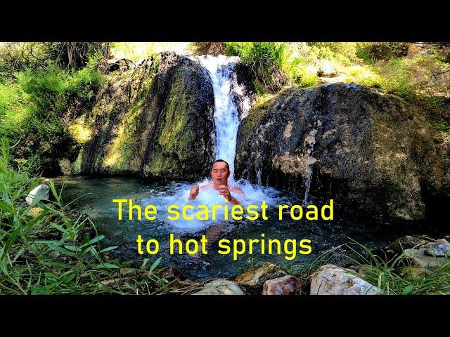 The scariest road to the Idaho hot springs