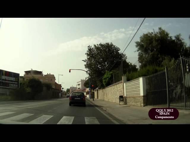 050 SPAIN 2012 Campamento - Street view car Driving Through TOFIL WORLD'S ROADS DRIVING