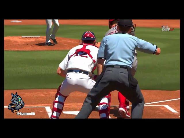 Playstation 4 Gameplay MLB 24 : Boston Red Sox vs. Philadelphia Phillies