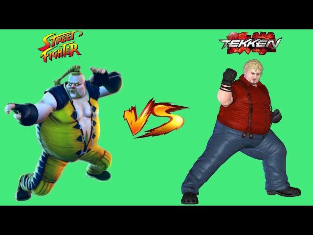 Street Fighter VS Tekken Counterparts