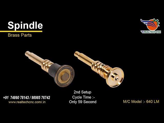 Spindle - 2nd Setup | RealTech CNC Machine VD-160