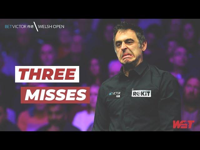 Ronnie O'Sullivan LOSES Frame On Three Miss Rule  | 2023 BetVictor Welsh Open