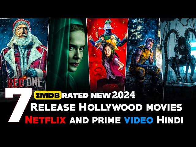 Top 7 New Hollywood Movies on Netflix, prime video | 2024 Action Movies in Hindi dubbed