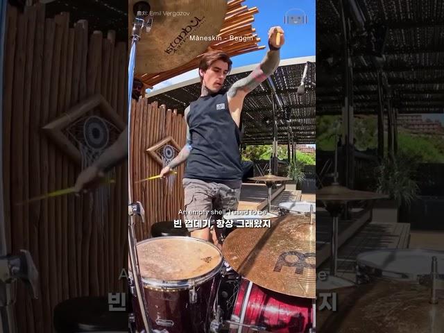 보기만 해도 더위가 싹 가시는 핵간지 드럼 연주