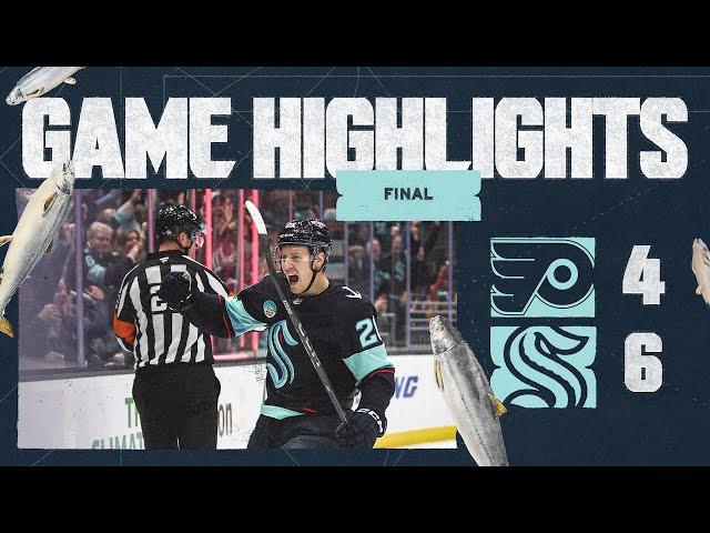 Seattle Kraken vs. Philadelphia Flyers | 10/17 Game Highlights