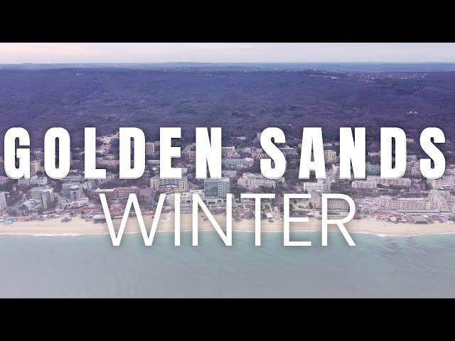 Bulgaria Golden sands out of season. Bulgaria 2020  4K