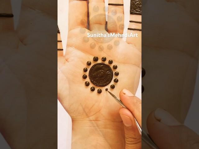 Easy Goltikki Mehndi Design #mehndi #henna #youtubeshorts #viral #youtube #ytshorts