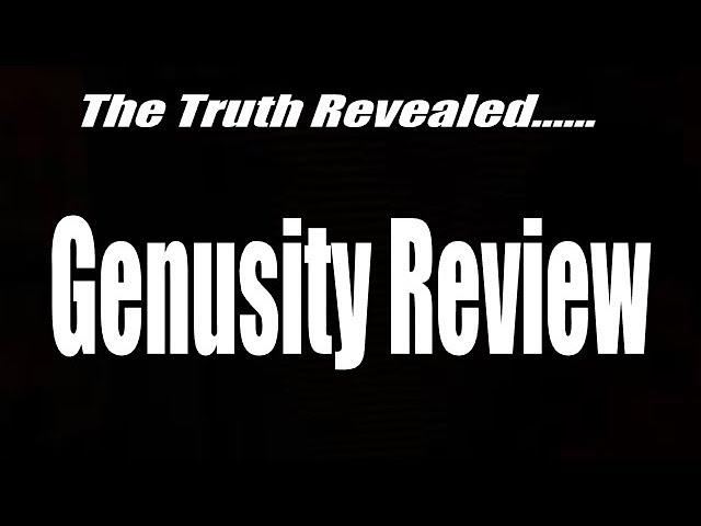 Genusity Review - Is Genusity Scam?