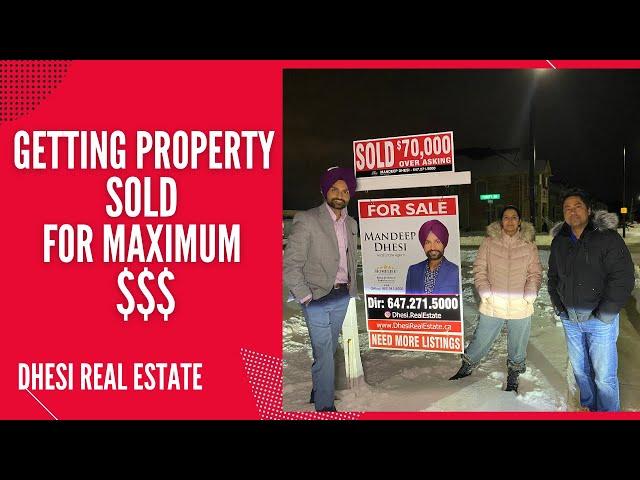 Happy Homeowners, for Just Sold by Dhesi Real Estate Over-asking $70K