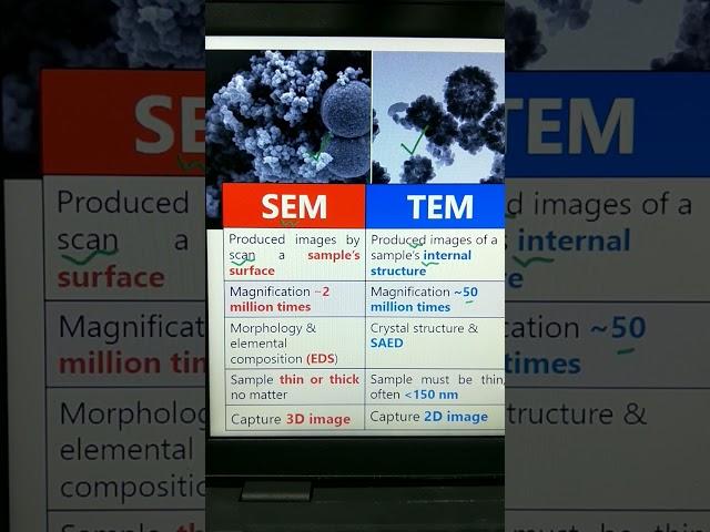 SEM Vs. TEM Analysis of Nanomaterials | The KEY Differences