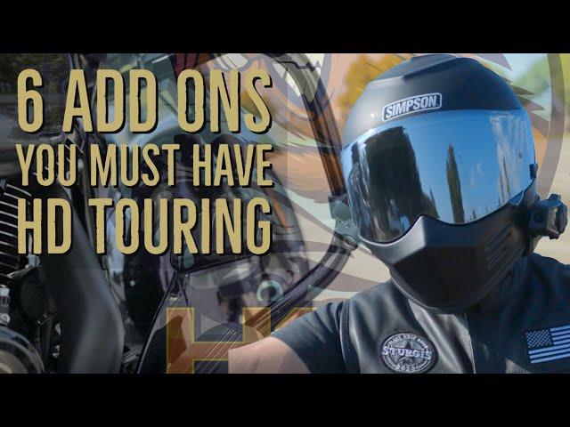 6 Harley Davidson Add Ons (Touring Models)