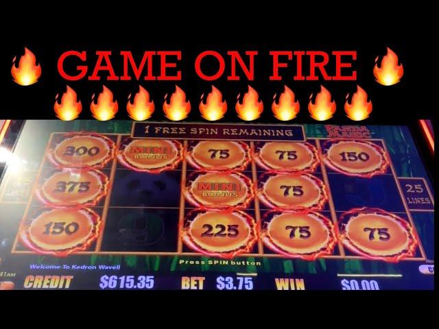  GAME ON FIRE  PANDA MAGIC DRAGON LINK SLOT MACHINE  POKIE WINS