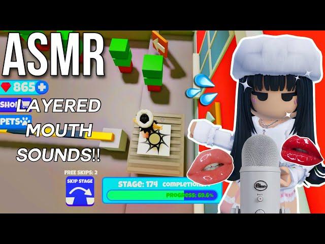 Roblox ASMR ~ 30 minutes of INTENSE layered MOUTH SOUNDS Part 2  (NO TALKING)