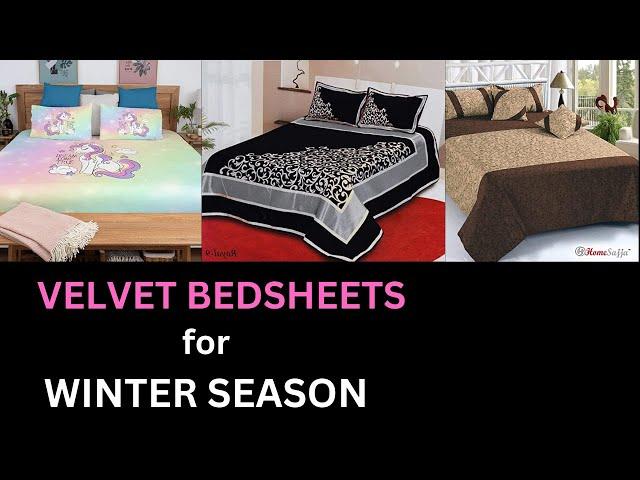 WARM BEDSHEETS || BEDSHEETS FOR WINTER | VELVET BEDSHEETS #amazon #winter #bedsheets #viral #freshen