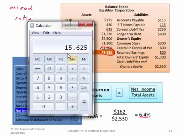 Finance Lecture 5: Financial Ratios