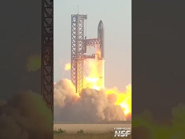 SpaceX Starship Ignites  World's Most Powerful Rocket #space #spacex #starship #spaceflight