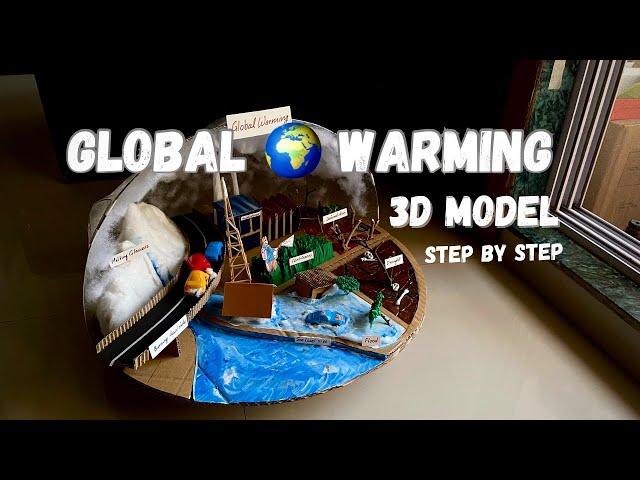 Global warming project | global warming explained hindi climate change flood and drought greenhouse