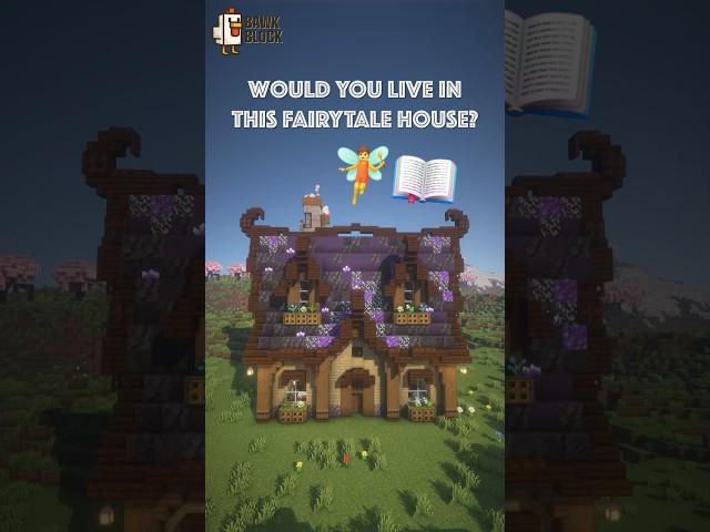 This Minecraft House Feels Like It’s From a Storybook  | #shorts  #minecraft