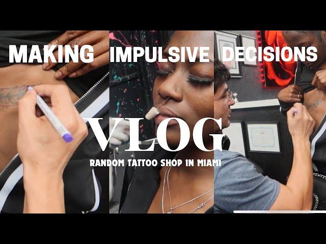 TATTOO SHOP VLOG | impulsive decisions