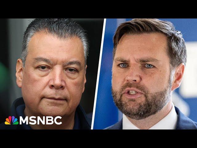 'He knows my name': Sen. Alex Padilla reacts to JD Vance calling him 'José' during L.A. visit
