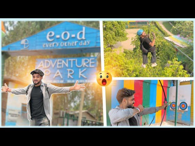 First time on Adventure park  | itne uper se slide  | popper vishal vlog