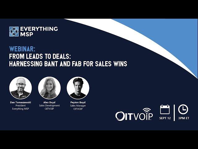 From Leads to Deals:  Harnessing BANT and FAB for Sales Wins