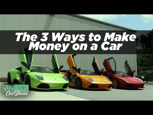 The three ways people make money on exotic cars